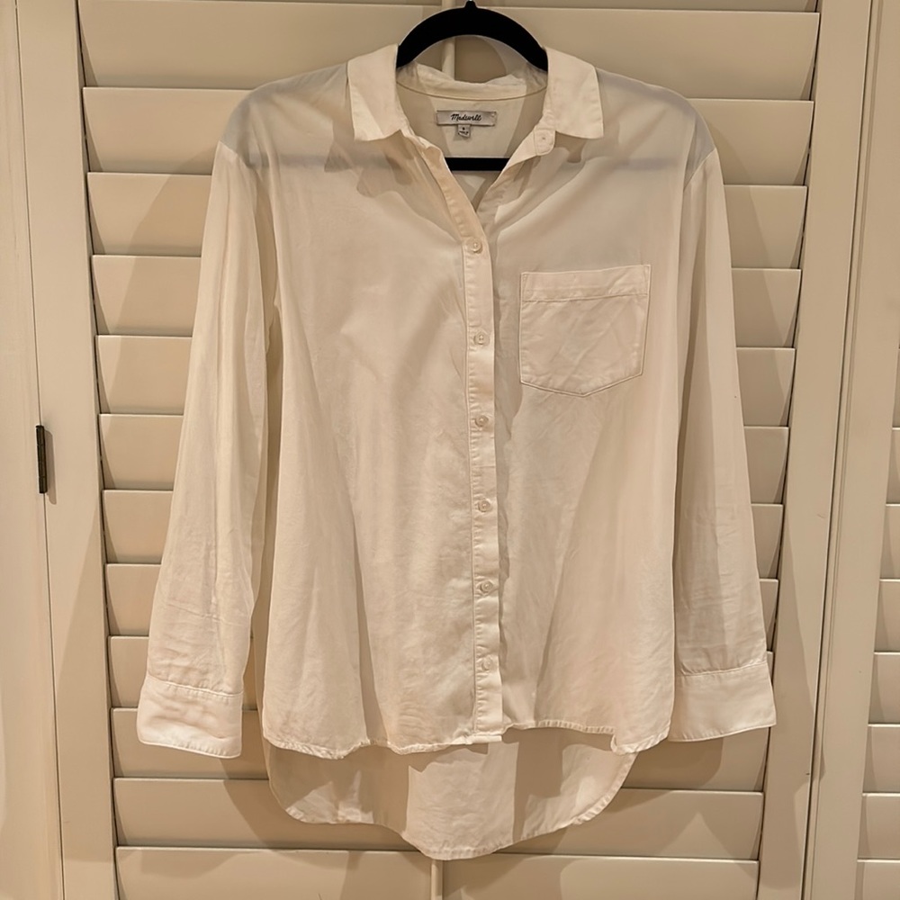 Madewell white button down